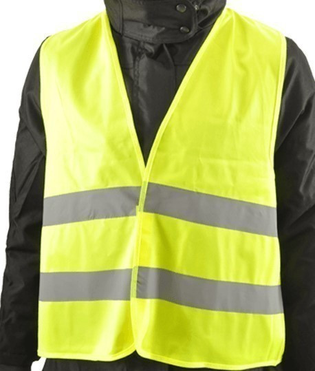 Gilet haute visibilité, Jaune Fluo, Marque Géomètre, Equipement de chantier, Topographie-lepont.fr