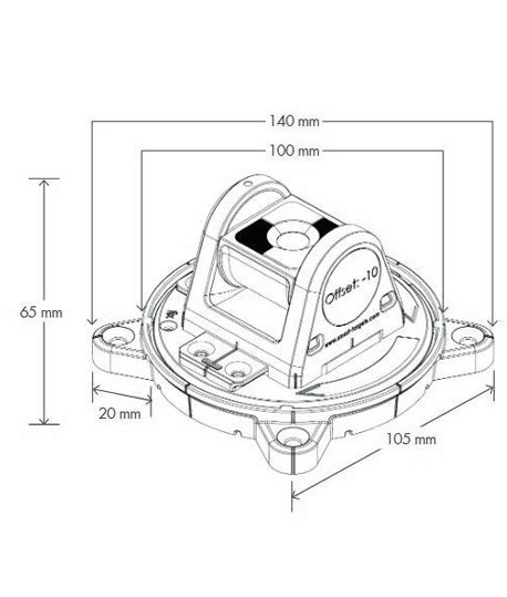 Boitier pivotable repositionnable RSMP190 - LEPONT Equipements