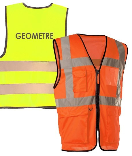 Gilet haute visibilité multi-poches GEOMETRE