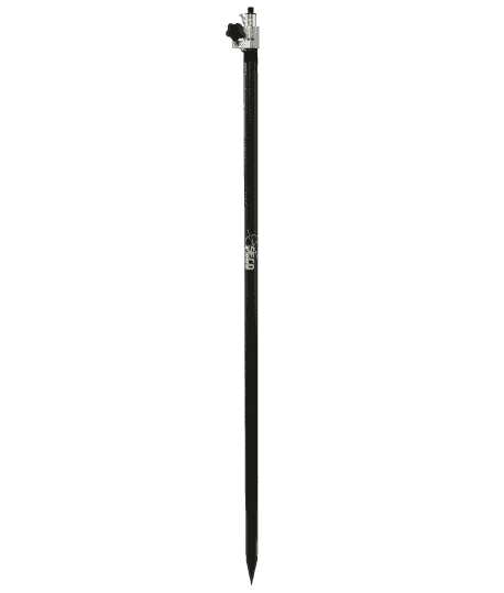 Canne GPS Télescopique 2 M En Fibre De Carbone - 4 Sections, Filetage 5/8", Pour Arpentage, Léger
