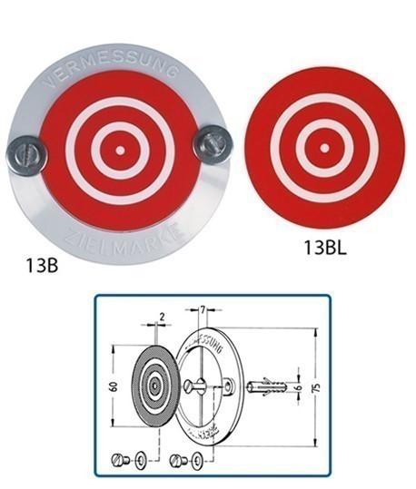 Cible Goecke 13B et 13BL avec ou sans support - Lepont Equipements