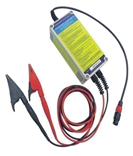 Connecteur de cable sous tension pour Radiodetection 10TX avec pinces croco, Topographie-lepont.fr