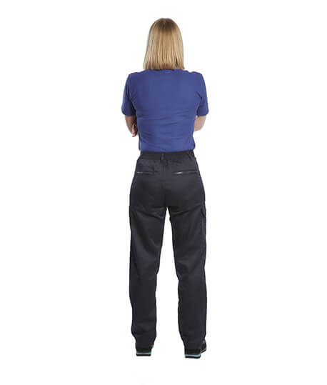 Pantalon de travail multi-poches femme