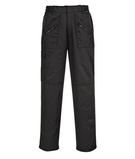 Pantalon de travail multipoches doublé