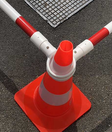 Barre téléscopique de signalisation