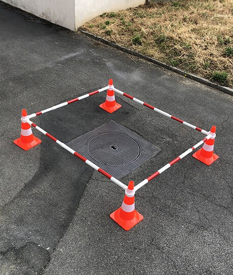 Barre téléscopique de signalisation