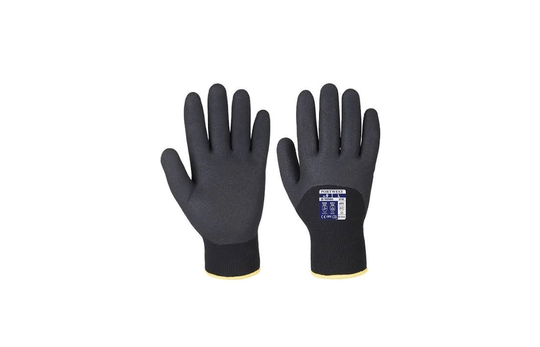 Vêtements de protection : paire gants anti-froid cuir t9