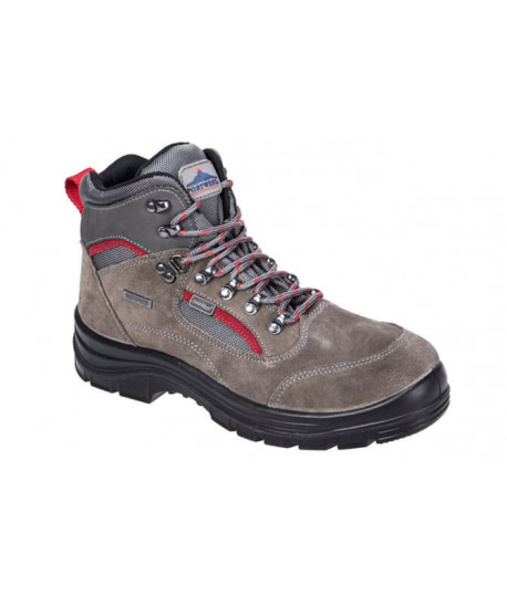 Chaussure montante waterproof cuir velours