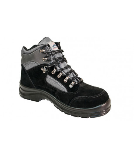 Chaussure montante waterproof cuir velours