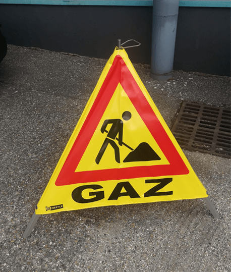 tripodes, Tripode de chantier pliant, tripode de chantier, Tripode chantier, Balisage, signalisation
