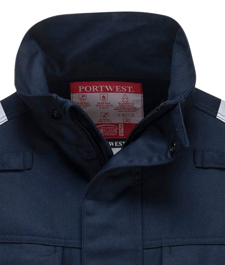 Veste ignifugée 100% sans métal PORTWEST