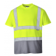 T-shirt haute visibilité Basics PORTWEST manches courtes, vêtement de travail, EPI