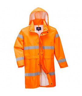 Manteau de pluie haute visibilité premium orange