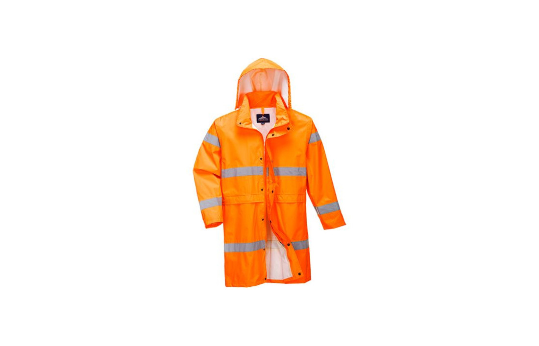 Veste de pluie imperméable et haute visibilité Portwest F440 Marine