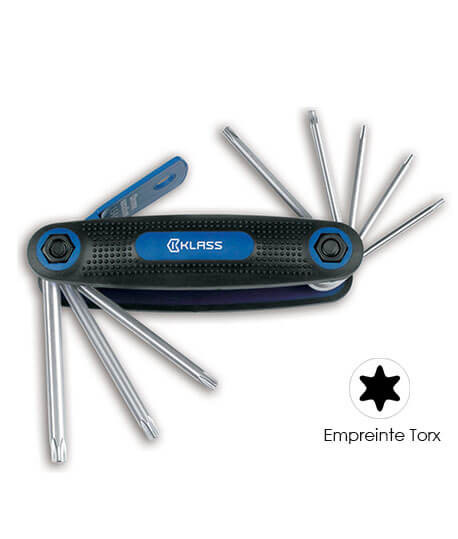 Kit de 8 clés torx pour travaux de topographie 