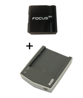Chargeur + batterie pour scanner 3D Faro Focus 120/ X130-330, scanner laser 3D
