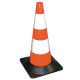 Cone de balisage fluorescent, Cone signalisation, Balisage de signalisation (Lübeck)