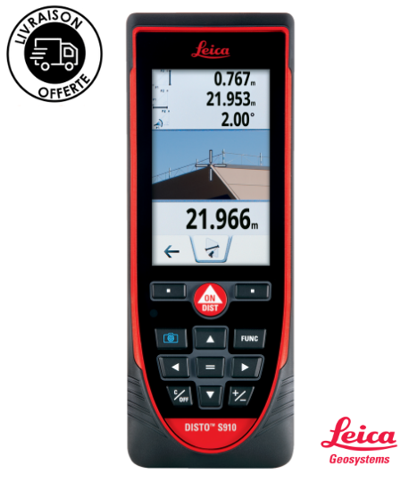 Leica Disto S910 référence 805080 Mesureur Laser Disto S910 Touch de 300m