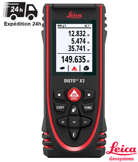 Lasermètre LEICA Disto X3 - Lepont Equipements