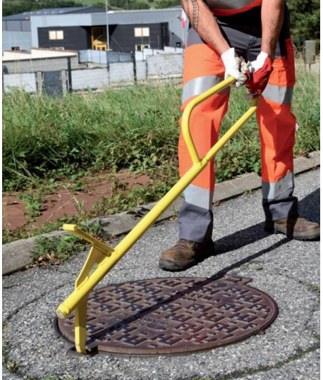 Lève plaques "Toucan" Nanovib LEBORGNE, travaux détection