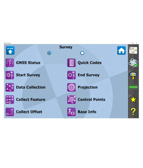 Logiciel Spectra Survey Pro