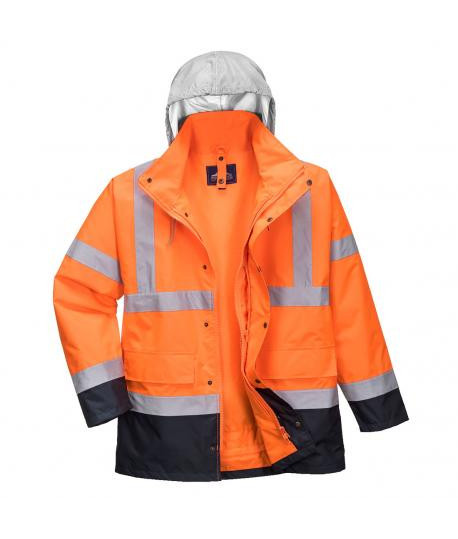 Parka 4 en 1 Haute visibilité pour toutes saisons - LEPONT Equipements