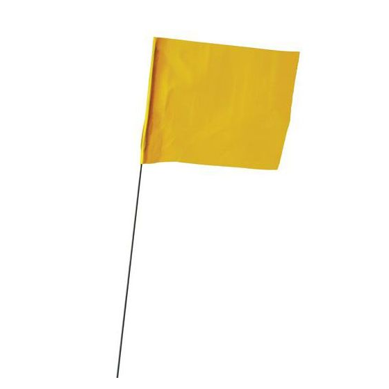 Drapeaux de repérage 53 cm  jaune