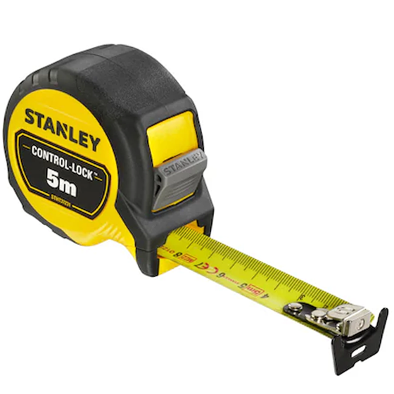 Mètre ruban magnétique Stanley Control-Lock™ recto-verso