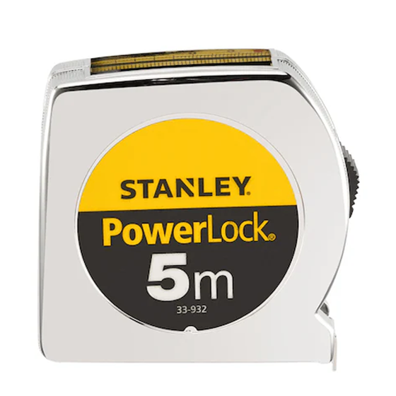 Mètre mesure à ruban Stanley Powerlock lecture directe 5 mètres x