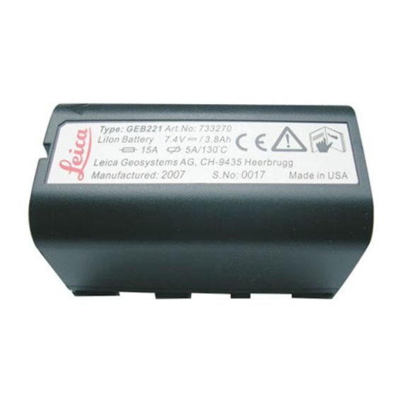 Batterie GEB221 longue durée pour TPS/GNSS