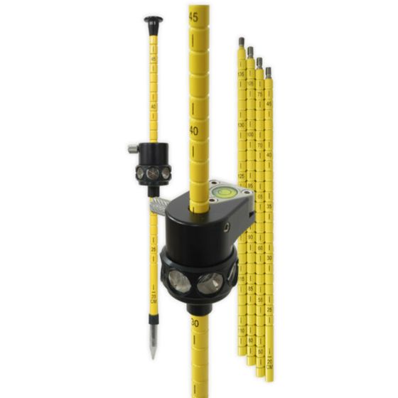 Mini-prisme robotique + canne Spectra/Trimble