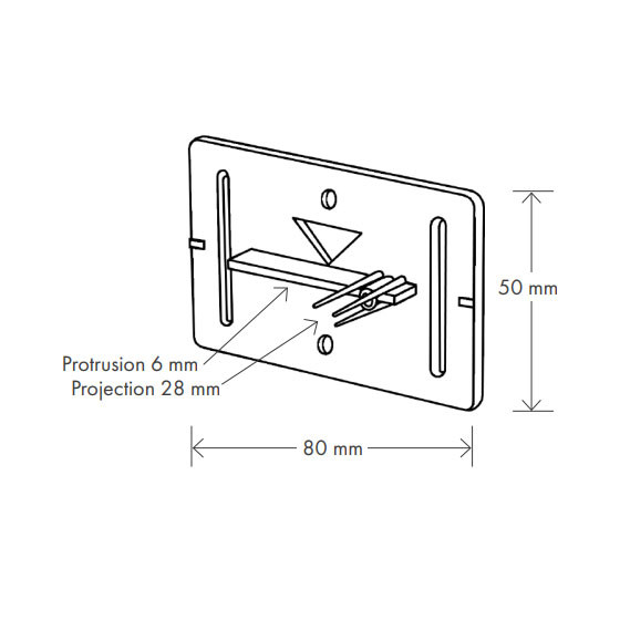 Plaquette de trait de niveau RS20-RS21 - Lepont Equipements