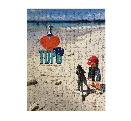 Puzzle fun Géomètre Plage 500 pièces - Lepont