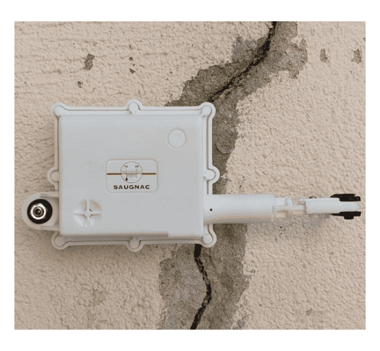 Jauge R1 – Fissuromètre connecté - Topographie - Lepont Equipements