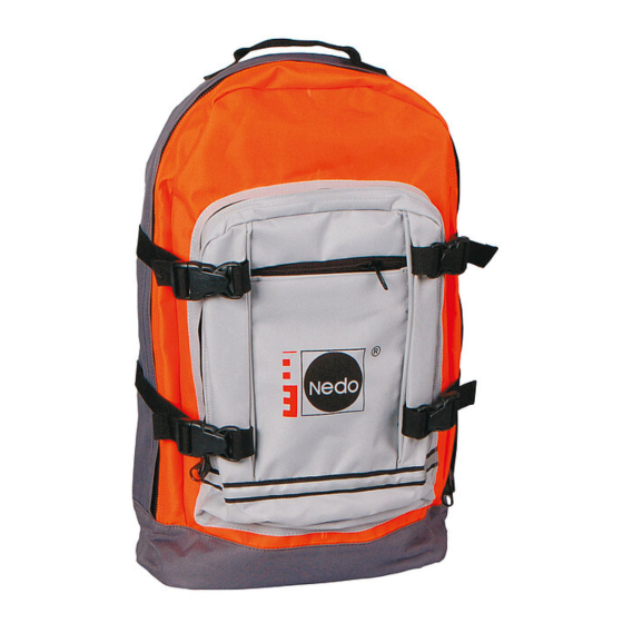 Sac à dos pour topomètre NEDO