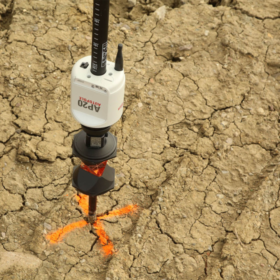 Canne à plomb télescopique Leica pour AP20