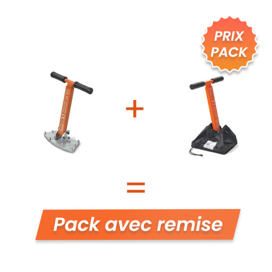 Pack lève plaques aimanté banane + sac anti-magnétique - Lepont Equipements