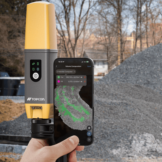 Scanner Topcon CR-H1 en situation