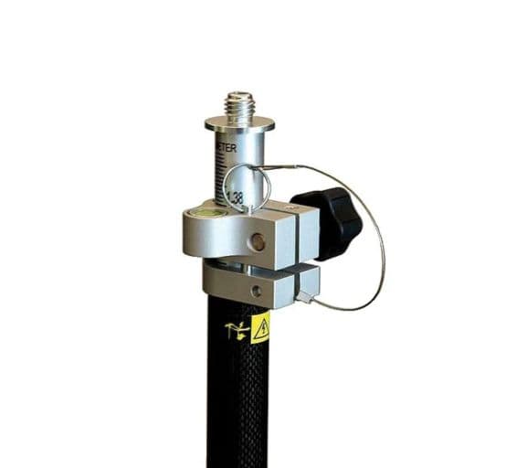 Canne porte-prisme robotique Topcon avec adaptateur