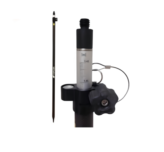 Canne porte-prisme robotique Topcon avec adaptateur
