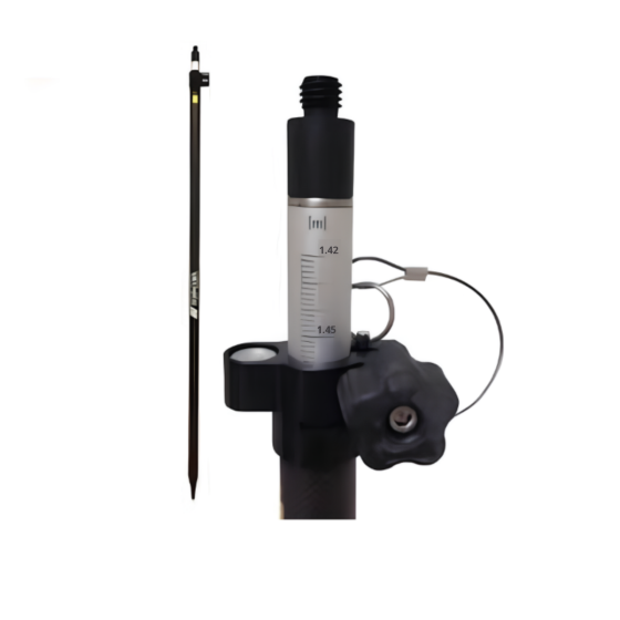 Canne porte-prisme robotique Topcon avec adaptateur