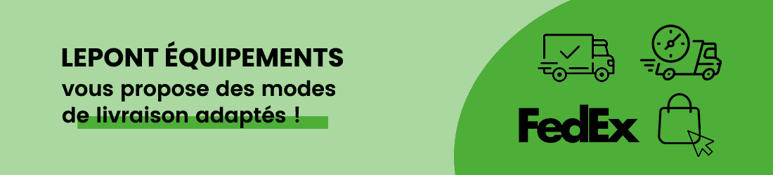 LEPONT EQUIPEMENTS - MODES DE LIVRAISON