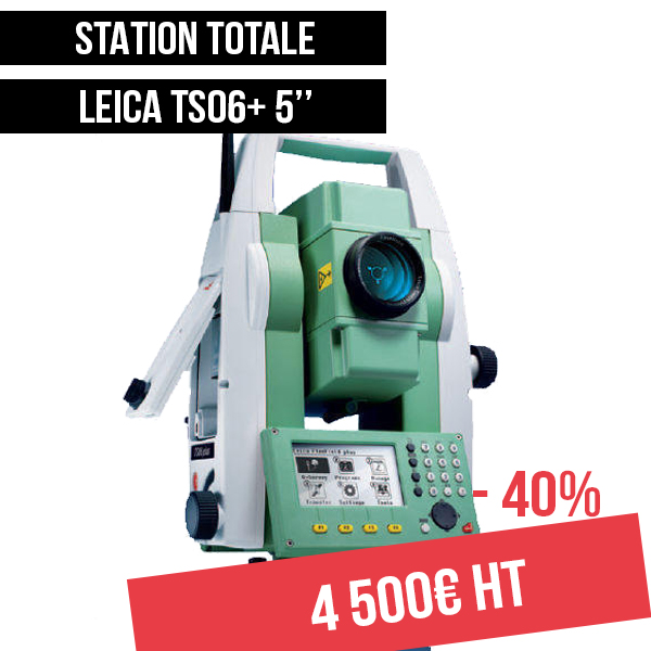 station totale leica ts06+ 5 » déstockage station totale leica ts06+ 5'' déstockage