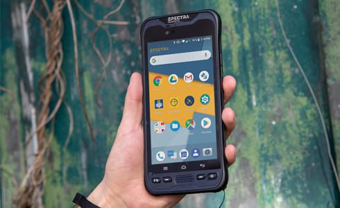 Carnet terrain Spectra MM60 utilisation Utilisation smartphone Spectra MM60