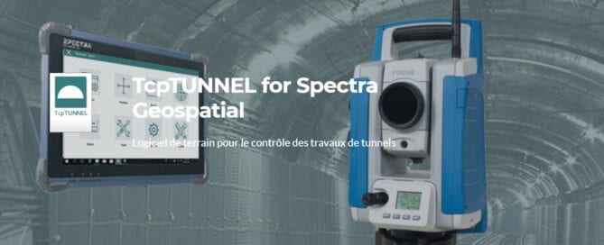 Station totale Spectra Focus35 avec Tcp Tunnel